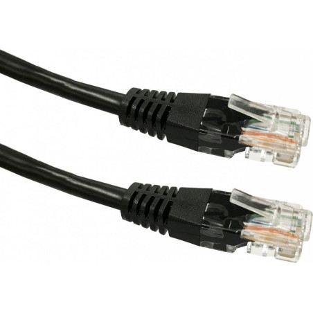 cavo patch tb cat.5e rj45 utp 1m nero [aktbxks5utp100b]