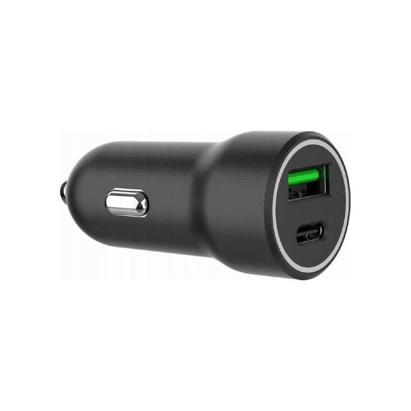 caricabatterie da auto gembird usb tipo c 20w nero [asgemlu00000007]
