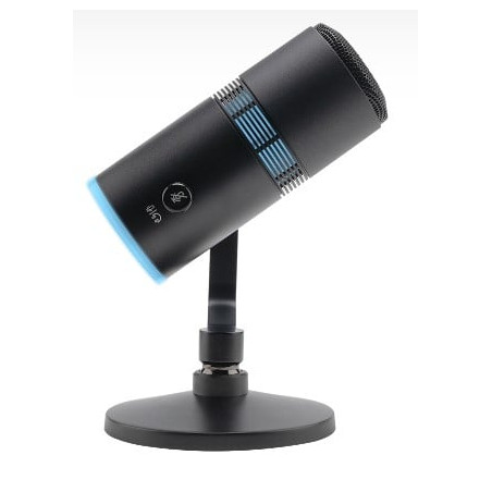 microfono thronmax capsule v8 rgb a condensatore 96khz rgb nero [tm-v8]