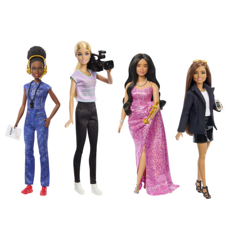 mattel hrg54 carriera dell'anno - donne nei film multicolore