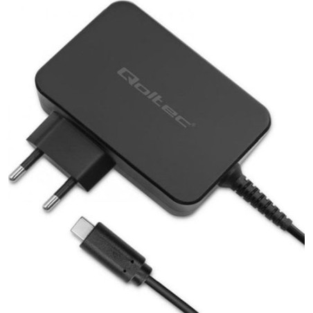 caricabatterie rapido qoltec pd 120w turbo 5-28v/3-4.5a/usb-c/nero