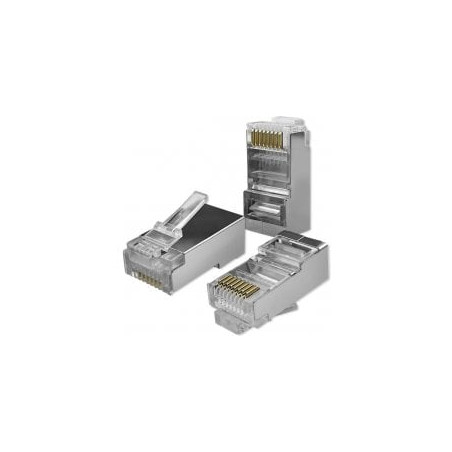 connettore modulare qoltec rj45 cat6 ftp 100-pezzi [akqolksaw054556]