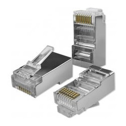connettore modulare qoltec rj45 cat6 utp 100-pz [akqolksaw054552]