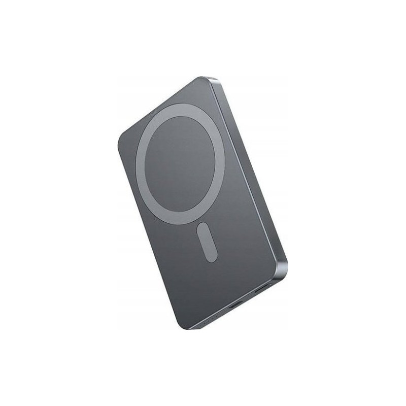 batteria portatile awei powerbank magsafe 5000mah/15w grigio [azaweuapawe0196]