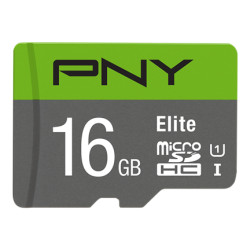 16gb scheda di memoria pny elite microsdhc classe 10 [sfpnymdg16185gw]