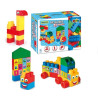 giocattolo wader set blocchi di costruzione big blocks orologio 51pz