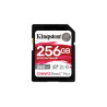 256gb scheda sd kingston canvas react plus nero [sfkinsd256r2v60]