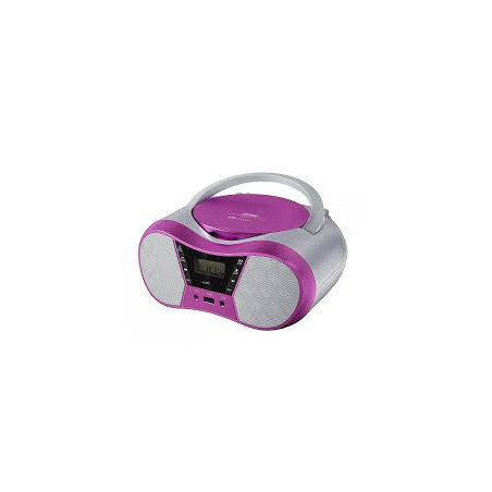 radiolettore eltra lila2 cd/usb/bt rosa [ubeltrolila2roz]