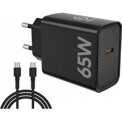 alimentatore da rete rebeltec pd65w usb-c per notebooks/smartphone