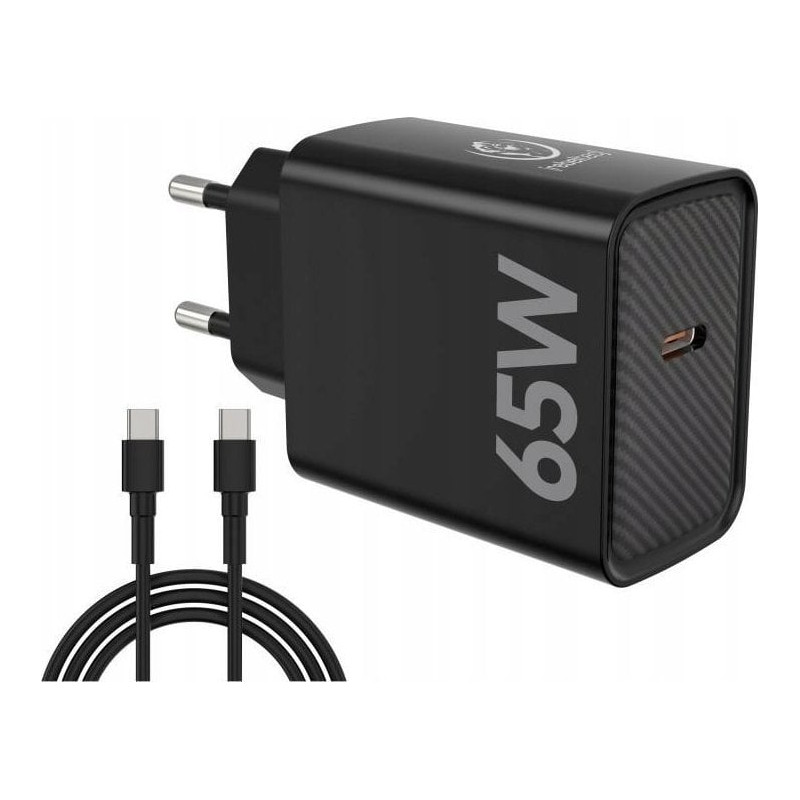 alimentatore da rete rebeltec pd65w usb-c per notebooks/smartphone