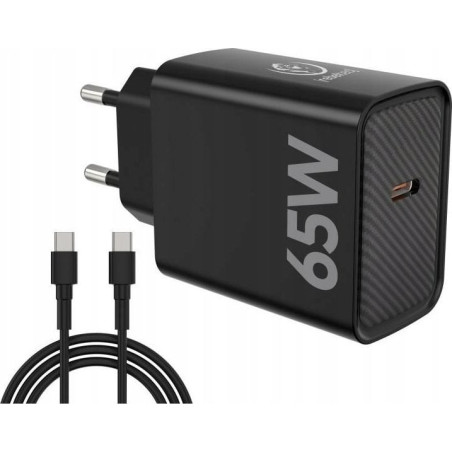 alimentatore da rete rebeltec pd65w usb-c per notebooks/smartphone