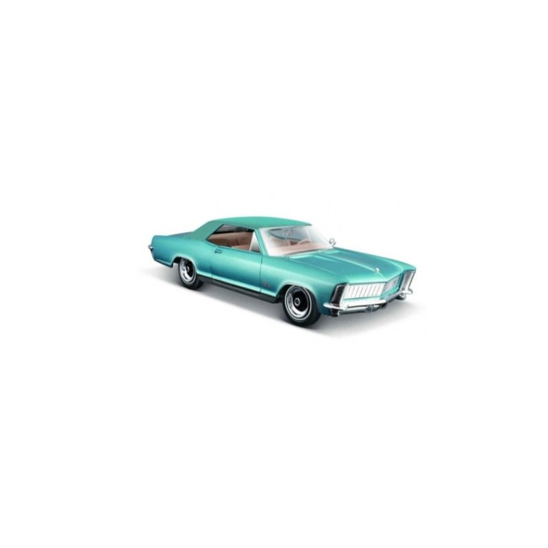 modellino maisto buick riviera 1965 1/24 blu [jomstpkcci12147]