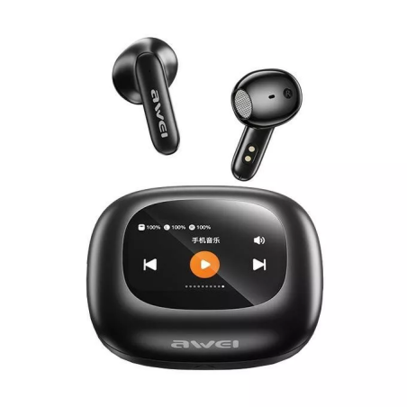 auricolari awei tp97 wireless/bluetooth 5.4 nero [atawehbtawe0225]