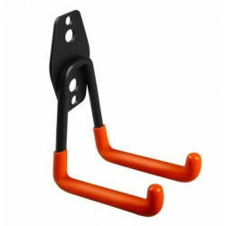 supporto da parete maclean mc-443 per garage max 50kg nero/arancione