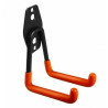 supporto da parete maclean mc-443 per garage max 50kg nero/arancione
