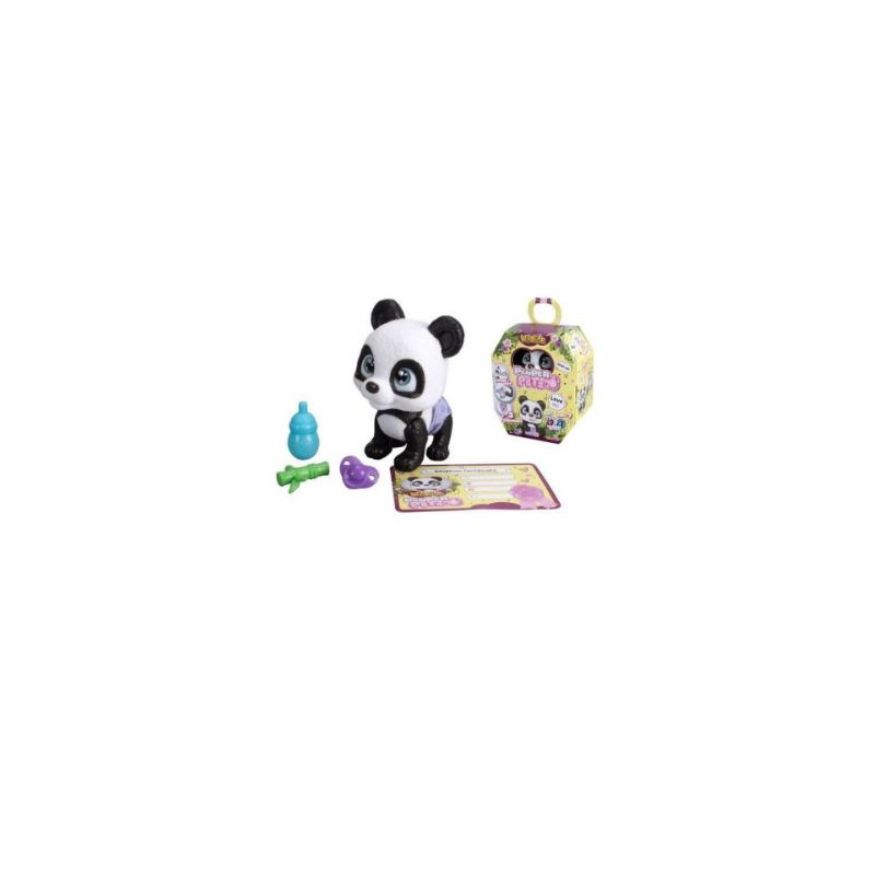 giocattolo simba wildlife coccole petz panda da adottare multicolore