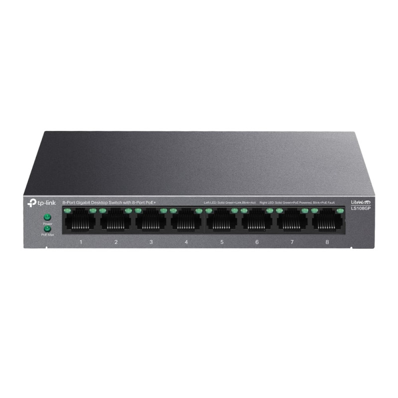 switch tp-link litewave non gestito 8 porte gigabit ethernet
