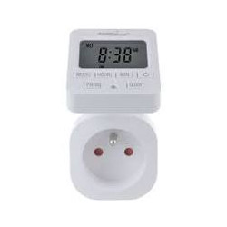 timer digitale greenblue gb605 e 16a 3680w ip20 bianco [qugeemegrgb605e]