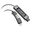 adattatore poly da85-m usb a qd nero [uhpoybnpakc0005]