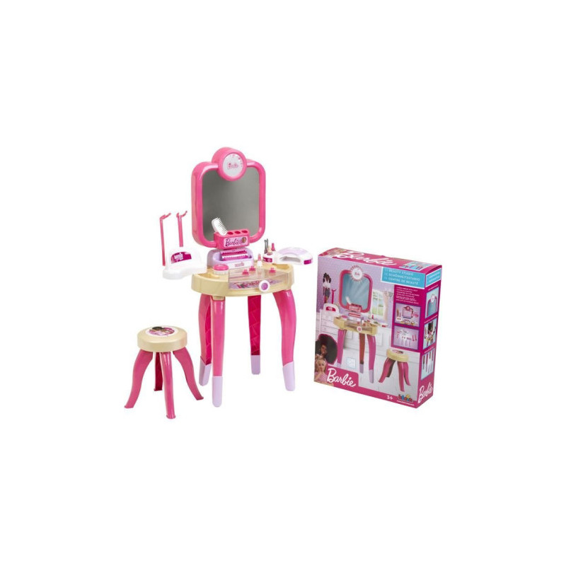 set da gioco klein barbie happy vibes studio di bellezza multicolore