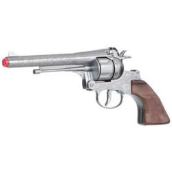 giocattolo pulio gonher pecos mate revolver cowboy in metallo 12