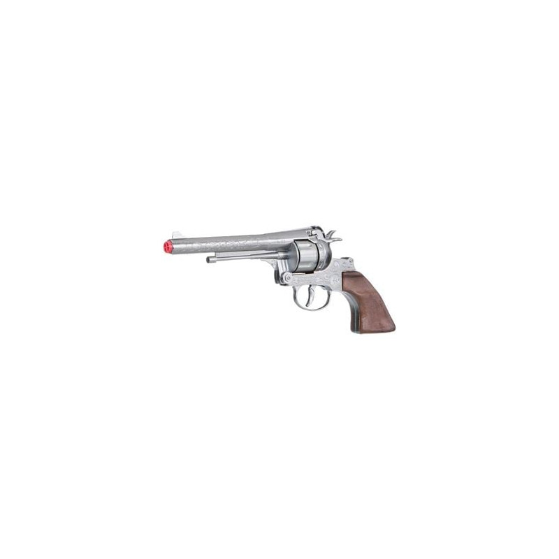 giocattolo pulio gonher pecos mate revolver cowboy in metallo 12