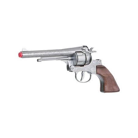 giocattolo pulio gonher pecos mate revolver cowboy in metallo 12