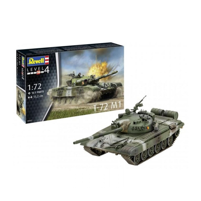 modellino revell t-72 m1 carro armato 1:72 kit da assemblare