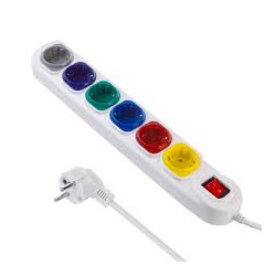 multipresa maclean 1.5m mce509 w 250vac/10 6prese [almclzasmce509w]