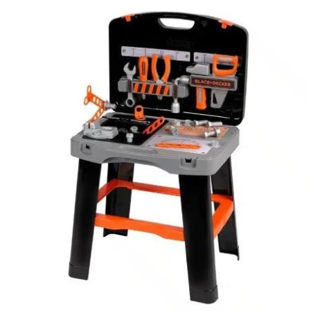 giocattolo smoby black+decker smart banco da lavoro multicolore [w0smod0ua007342]