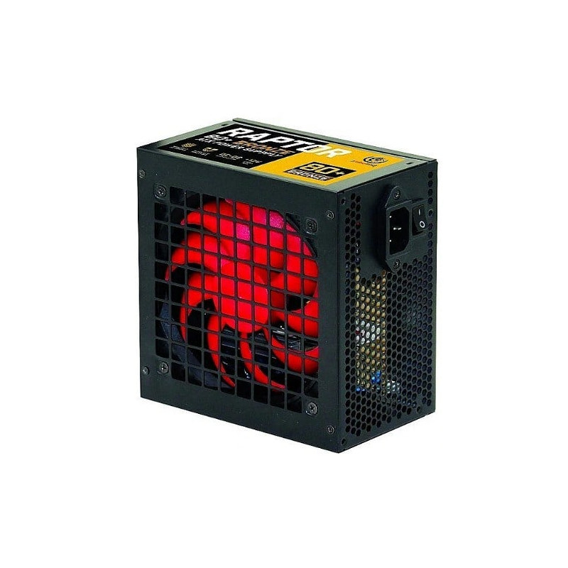 alimentatore 600w rebeltec raptor 80+ bronze atx non modulare nero