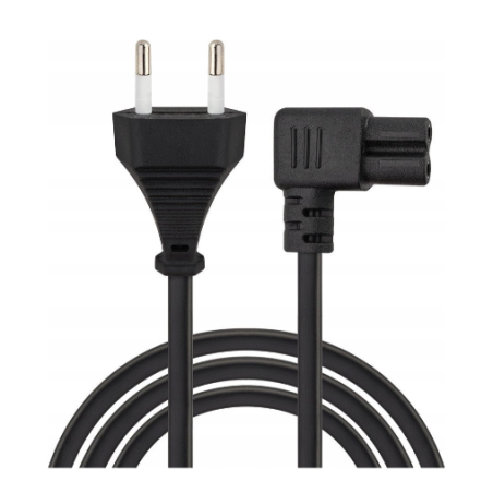 cavo di alimentazione savio cl-186 2pin angolato c7 5m nero [aksaokzc186]