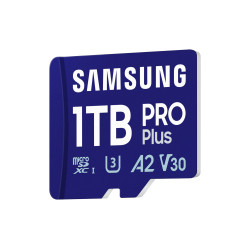 scheda di memoria microsdxc 1tb samsung pro+ uhs-i u3 v30 classe
