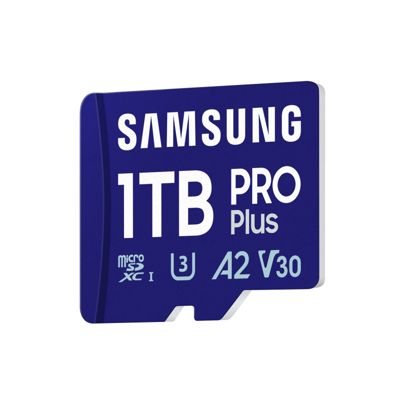 scheda di memoria microsdxc 1tb samsung pro+ uhs-i u3 v30 classe