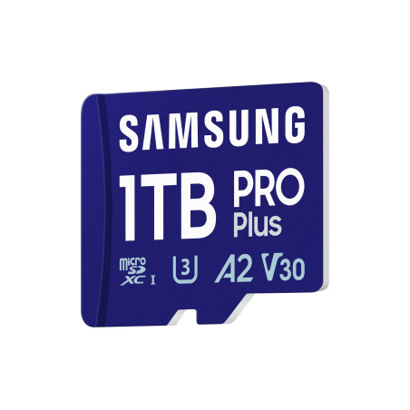 scheda di memoria microsdxc 1tb samsung pro+ uhs-i u3 v30 classe