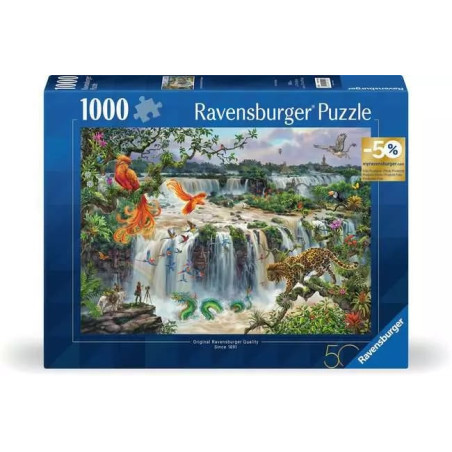 puzzle ravensburger fantastiche cascate di iguazu multicolore 1000pz