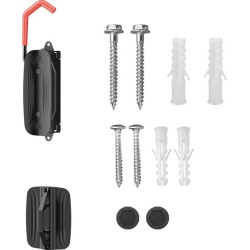 supporto per bicicletta maclean mc-998 da parete nero [ajmclemrowmc998]