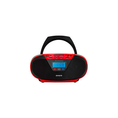 radio aiwa boombox bbtu-400rd fm/cd/mp3 rosso [ubaiwrobbtu400r]