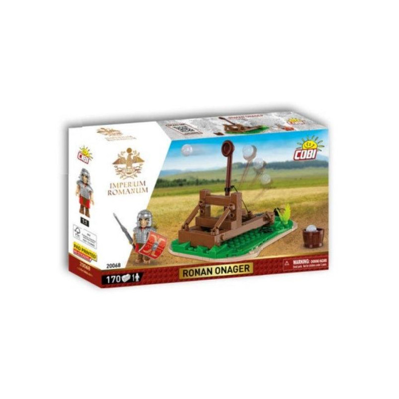 set di costruzioni cobi blocksimpero romano - catapulta multicolore