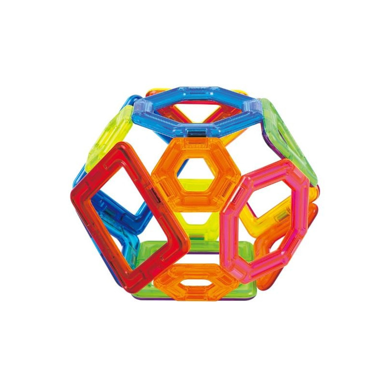 set di costruzioni magformers challenger magnetic construction tiles