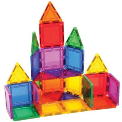 set di costruzioni magnetiche magformers arcobaleno 2d/3d 3+ multicolore