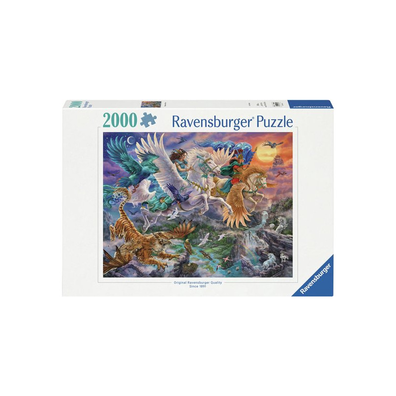 puzzle ravensburger in volo su un pegasus multicolore 2000pz [wzrvpt0uf008064]