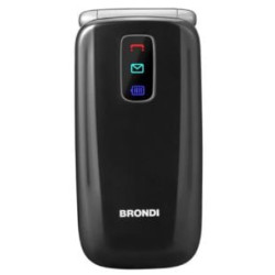 cellulare brondi amico leale 2.4'' 0.032gb/32gb/2g/dual sim/800mah/nero