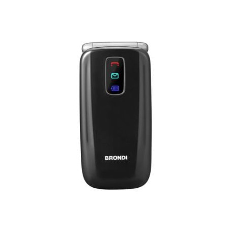 cellulare brondi amico leale 2.4'' 0.032gb/32gb/2g/dual sim/800mah/nero