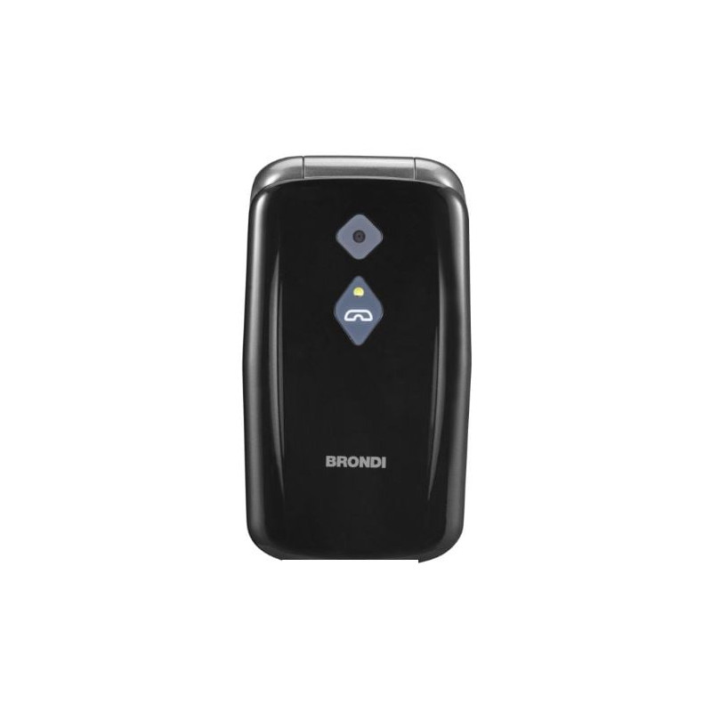 cellulare brondi amico sicuro plus 2.8'' 32gb/2g/dual sim/800mah/nero