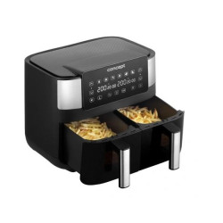 friggitrice ad aria concept concept fr8000 8l argento/nero [fr8000]