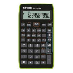calcolatrice sencor sec 105n 10 cifre nero/verde [arseckksec105gn]
