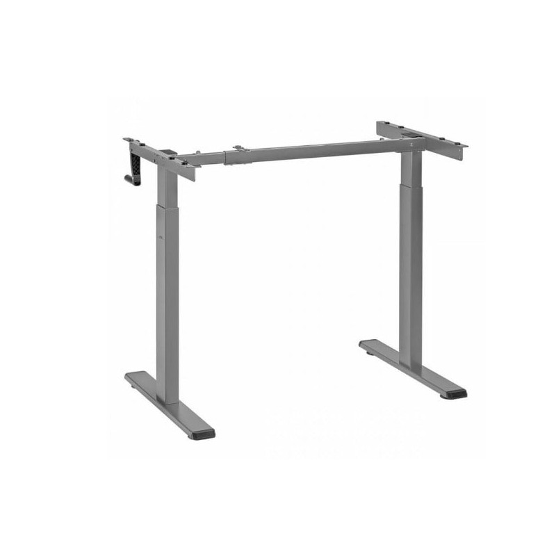 telaio scrivania maclean mc-790ng regolabile 60kg grigio [ajmclmbrmc790ng]