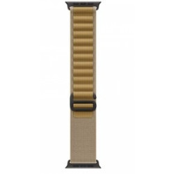 cinturino apple alpine per apple watch 49mm titanio/nero [atappazs49myq13]