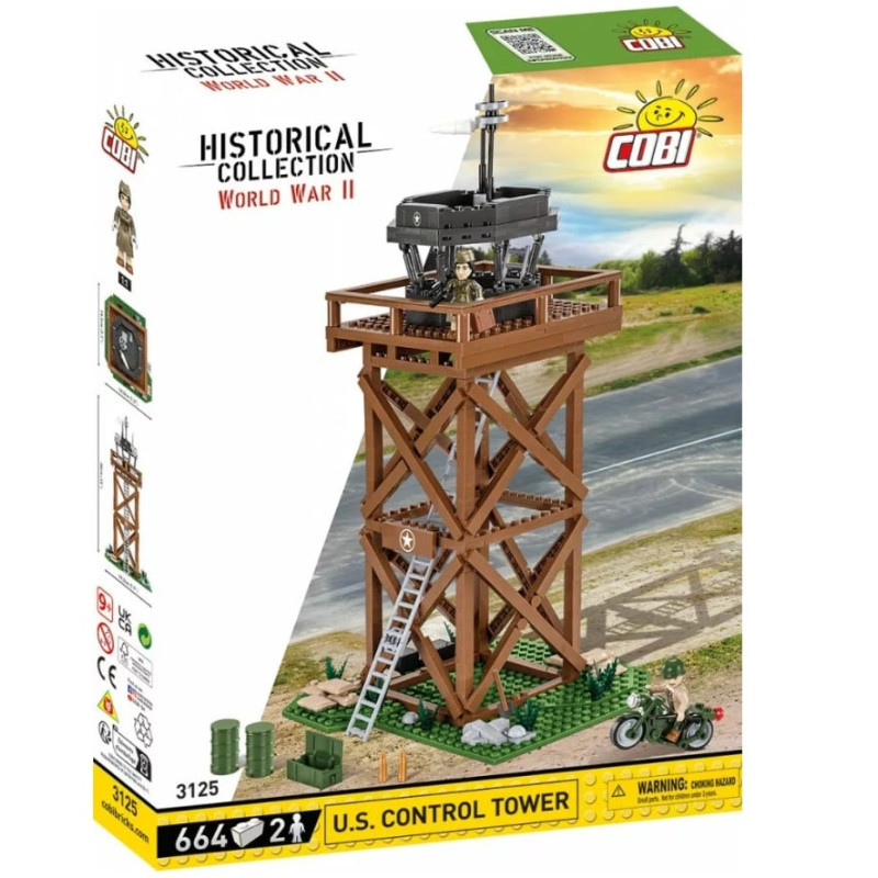 cobi blocks - u.s. control tower 664pz [wpcbks0ci031251]